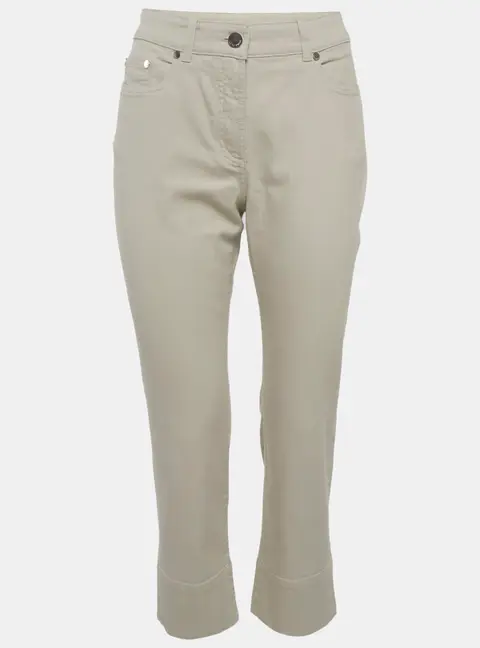 Loro Piana Light Grey Denim Skinny Jeans L/Waist 32"
