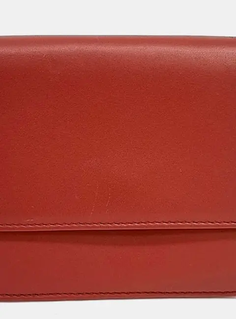 Loro Piana Scooby-Doo Brown Leather Card Holder