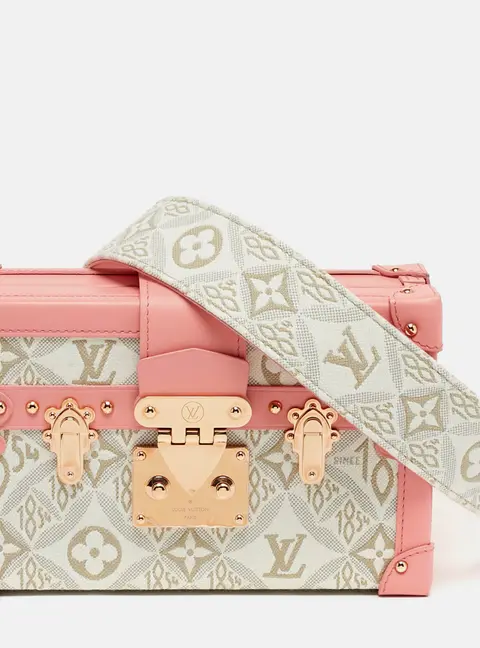 Louis Vuitton Petite Mallee Pink Since 1854 Jacquard Clutch