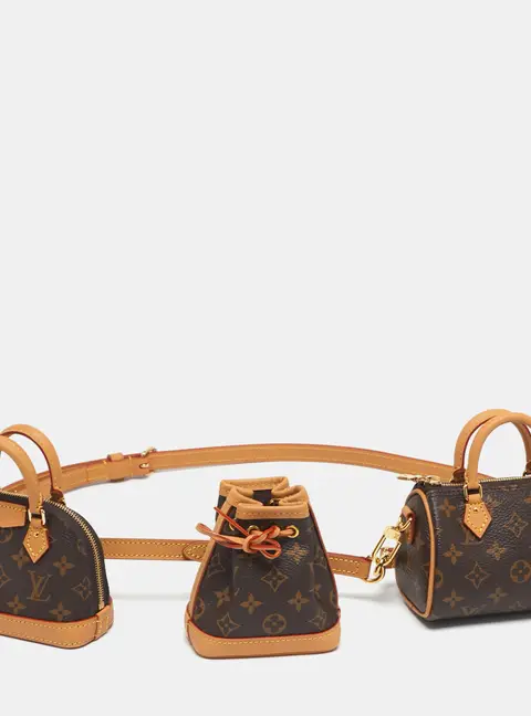 Louis Vuitton Trio Mini Icones Monogram Canvas Shoulder Bag
