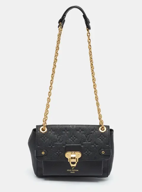 Louis Vuitton Vavin BB Black Monogram Empreinte Leather Bag