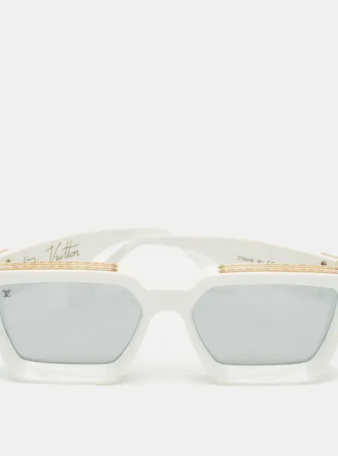 Louis Vuitton White/Black Mirrored Z1166W 1.1 Millionaires Sunglasses