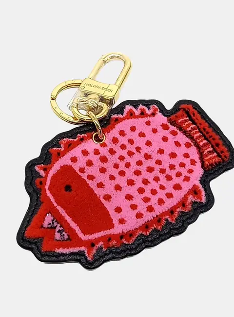 Louis Vuitton X Yayoi Kusama Fish Keychain and Bag Charm