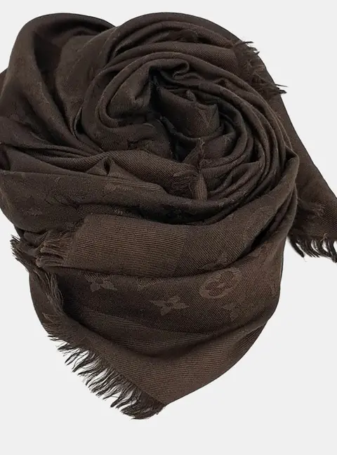 Louis Vuitton Monogram Silk Muffler and Shawl