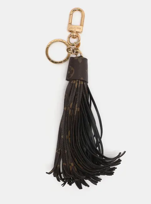 Louis Vuitton Bag Charm Brown Coated Canvas