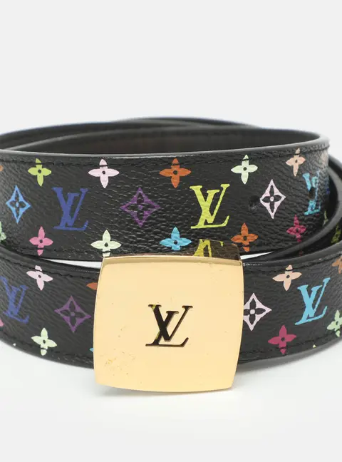 Louis Vuitton LV Cut 80 cm Multicolor Monogram Canvas Belt