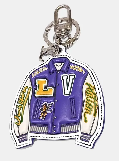 Louis Vuitton LV Varsity Jacket Illustration Bag Charm & Keyring