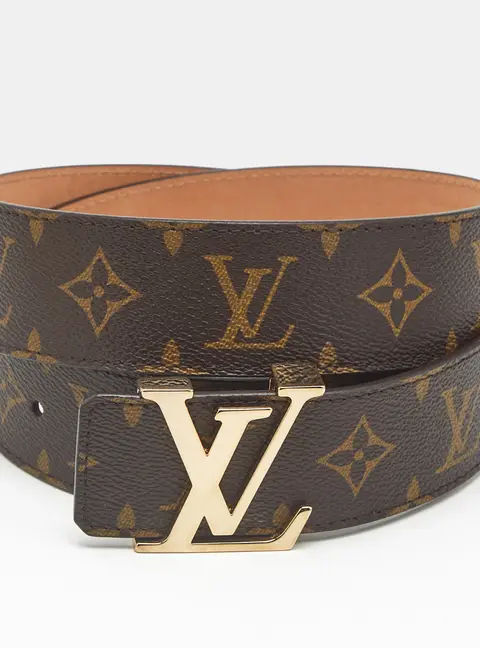 Louis Vuitton LV Initiales 85CM Belt Monogram Canvas