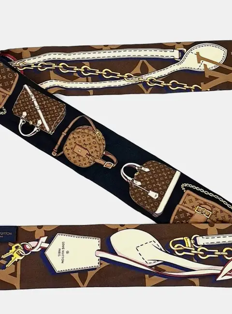 Louis Vuitton Multicolor  Silk  Tribute to Bandeau