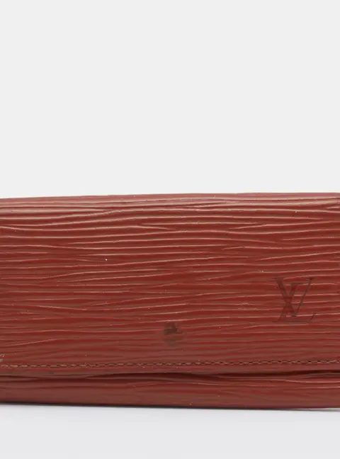 Louis Vuitton Brown Epi Leather 4 Key Holder