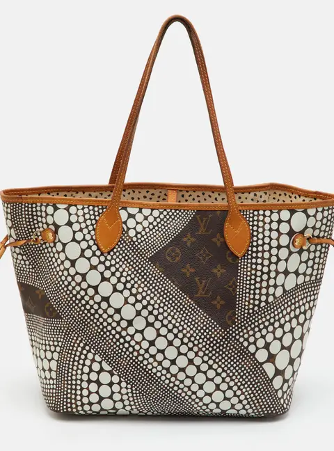 Louis Vuitton x Yayoi Kusama Neverfull MM Monogram Canvas Waves Dots Bag