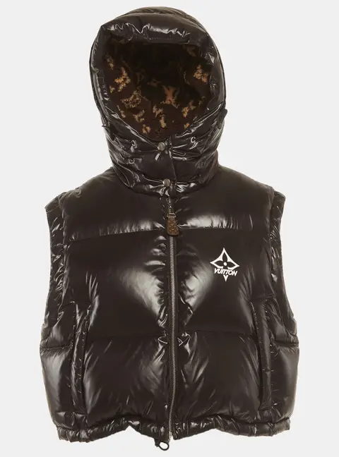 Louis Vuitton Black Nylon Down Gilet M