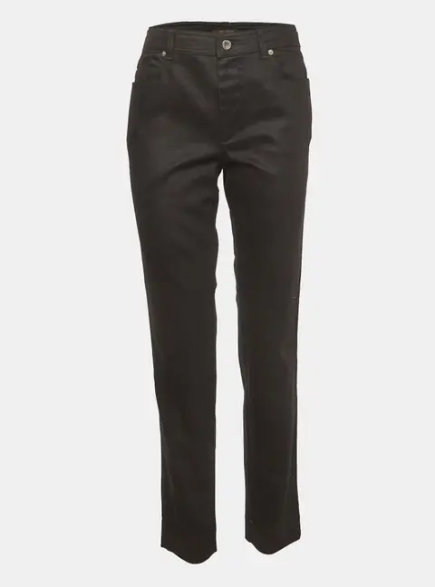 Louis Vuitton Black Denim Skinny Jeans L/Waist 33"