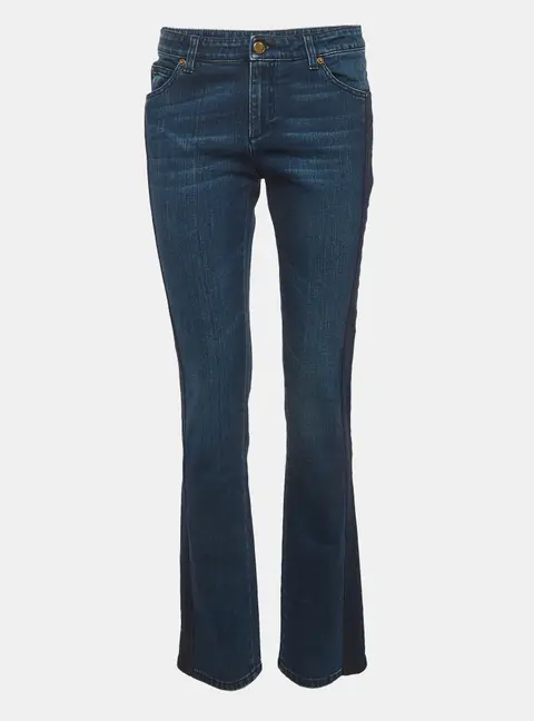 Louis Vuitton Navy Blue Denim Skinny Jeans M/Waist 30"
