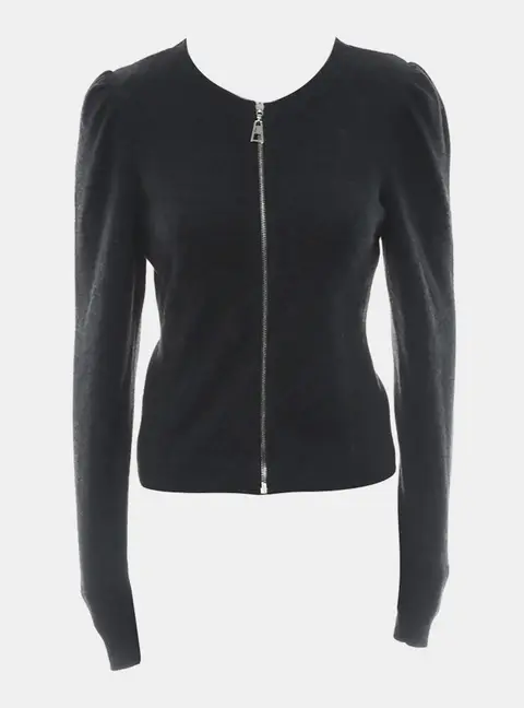 Louis Vuitton Knitted Zip-Up Jacket M