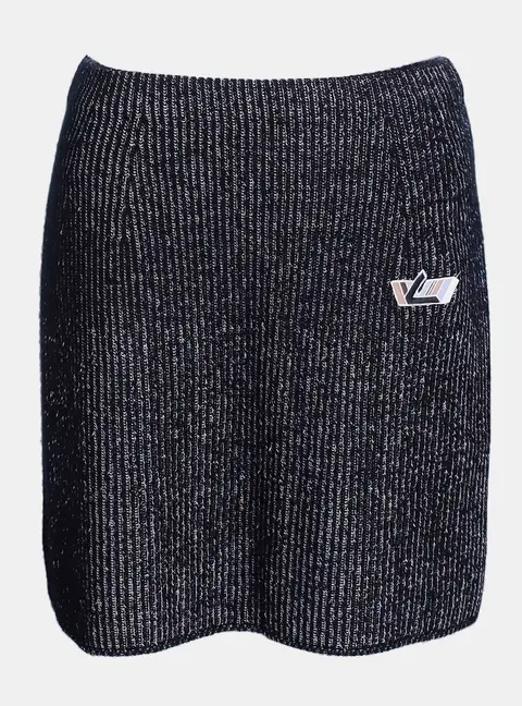 Louis Vuitton Knitted Skirt with Embroidery S