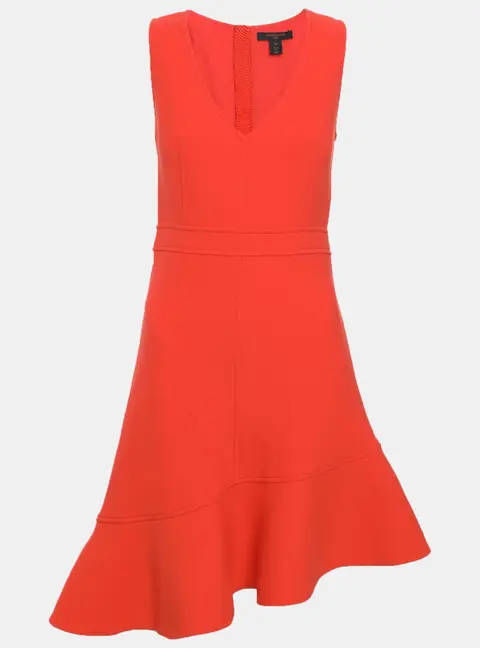 Louis Vuitton Poppy Wool Sleeveless Mini Dress S