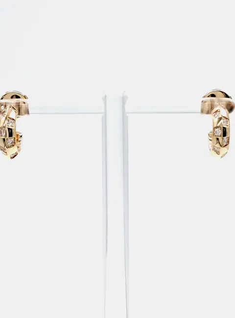 Louis Vuitton Diamond Le Damier de  Earrings (Small)