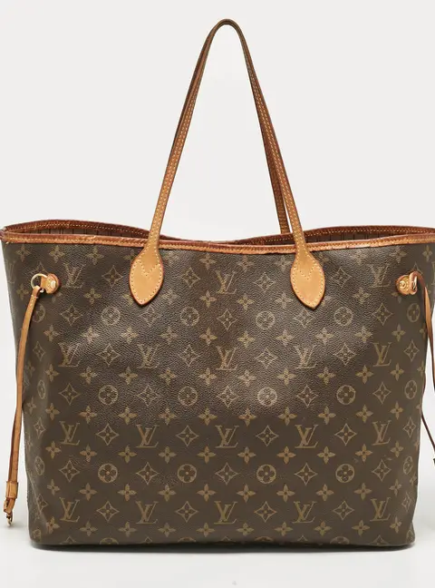 Louis Vuitton Neverfull GM Monogram Canvas and Leather Bag