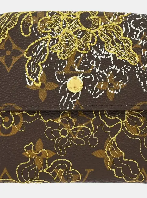 Louis Vuitton Porte Monnaie Billet Cartes Credit Wallet Brown Monogram Canvas Bi-Fold Wallet Bag