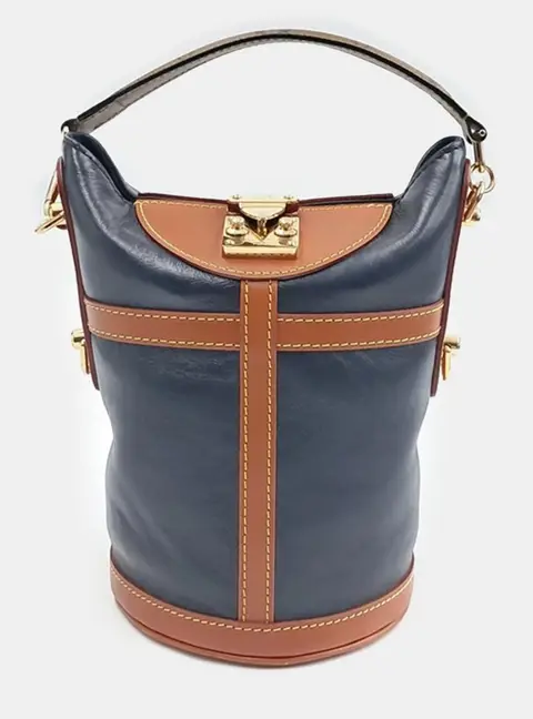 Louis Vuitton Blue/Brown Reverse Monogram Duffle Bag