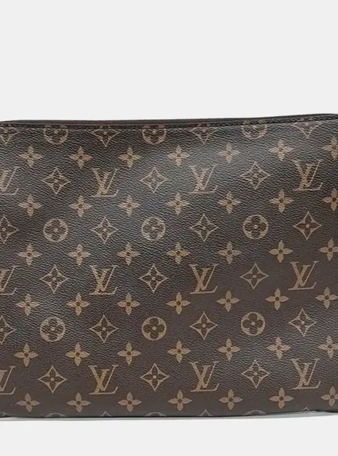 Louis Vuitton Etuille Voyage MM Brown Monogram Canvas Pouch Bag