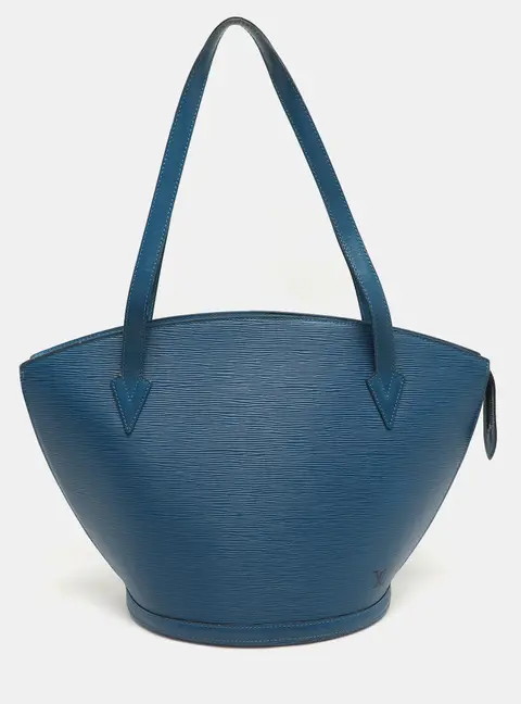 Louis Vuitton Saint Jacques Blue Epi Leather Shoulder Bags