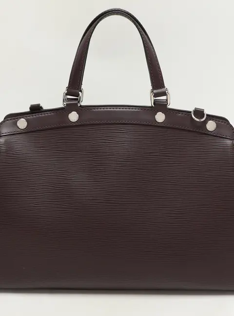 Louis Vuitton Brea Burgundy Leather Satchel