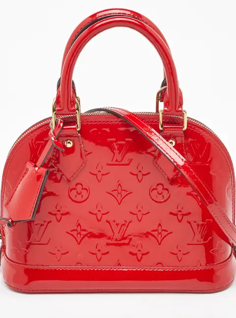 Louis Vuitton Cerise Monogram Vernis Alma BB Bag
