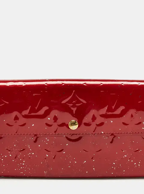 Louis Vuitton Pomme D&rsquo;amour Monogram Vernis Leather Sarah Wallet