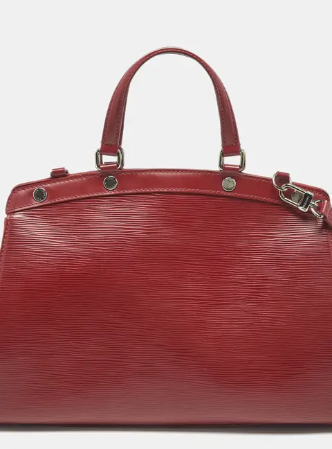 Louis Vuitton Brea Medium Red Leather Satchel