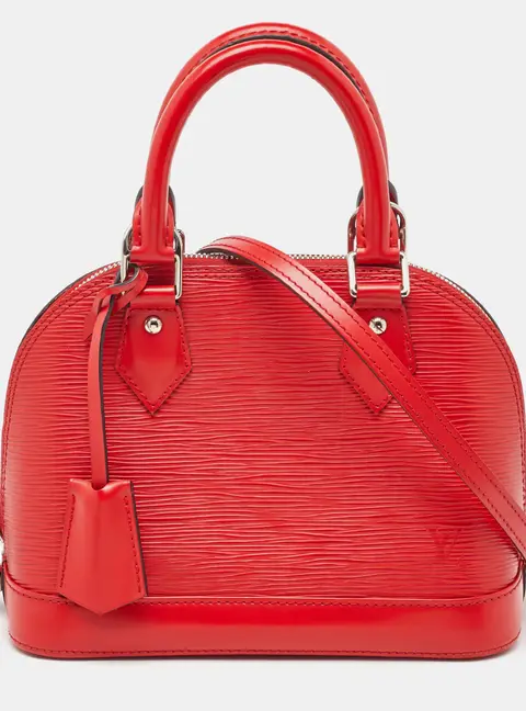Louis Vuitton Coquelicot Epi Leather Alma BB Bag