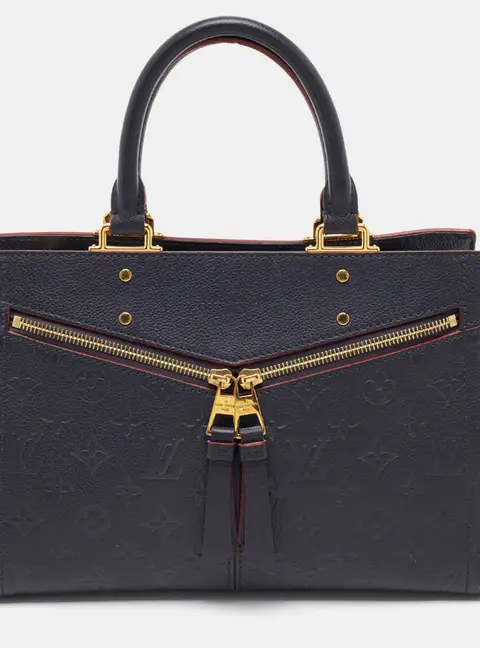 Louis Vuitton Marine Rouge Monogram Empreinte Leather Sully PM Bag