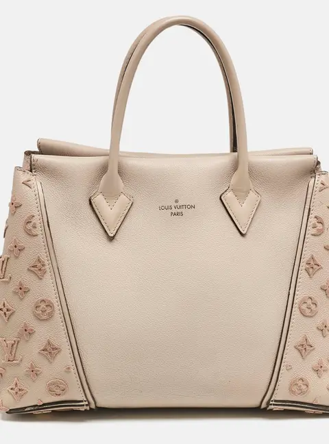 Louis Vuitton Small Beige Cashmere and Leather Shoulder Bags