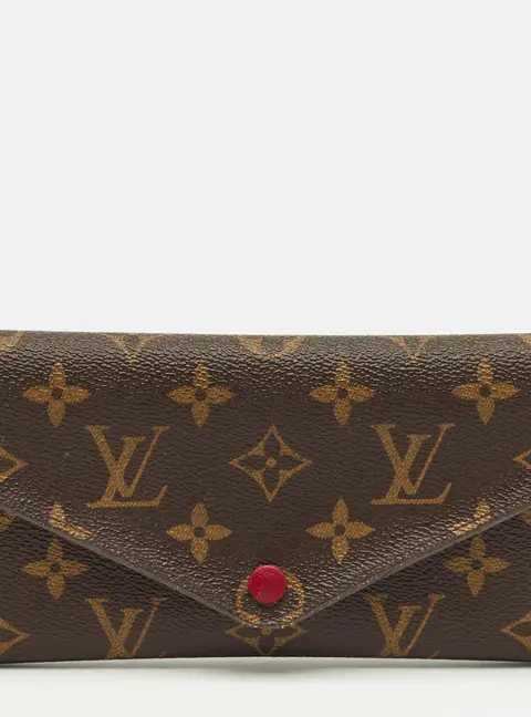 Louis Vuitton Josephine Brown Coated Canvas Continental Wallet