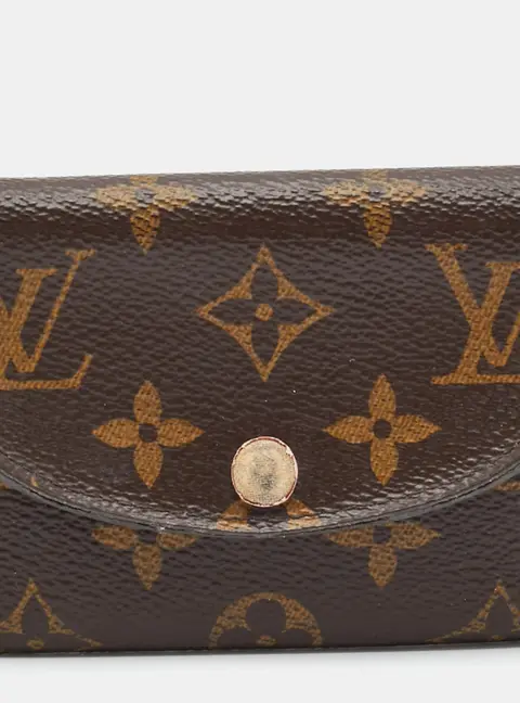 Louis Vuitton Rosalie Pink Coated Canvas and Leather Coin Purse