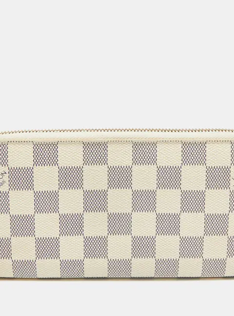 Louis Vuitton Damier Azur Canvas Zippy Wallet