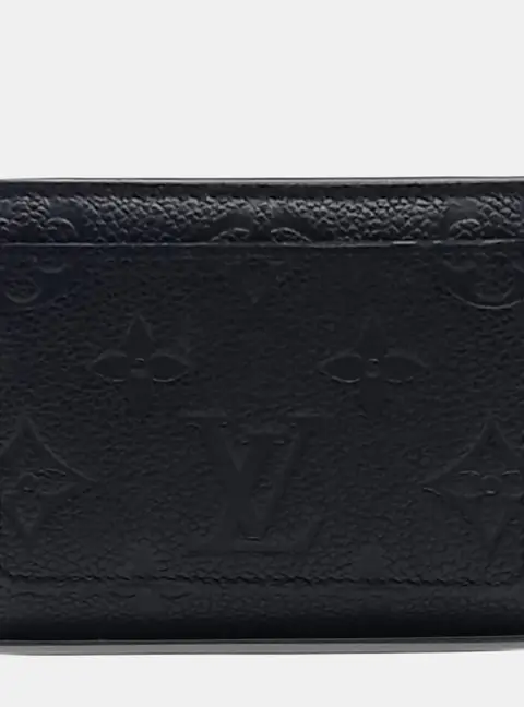 Louis Vuitton Empreinte Black Leather Compact Wallet