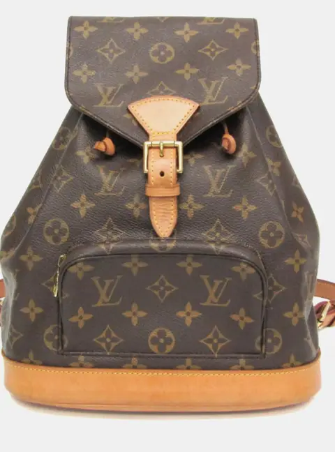 Louis Vuitton Montsouris MM Brown Monogram Canvas Backpack Bag