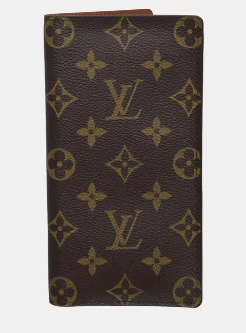 Louis Vuitton Monogram Canvas Brown Monogram Canvas Long Wallet Bag