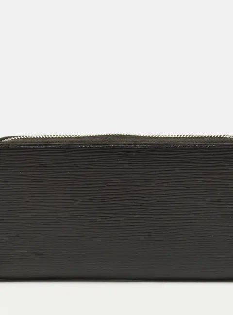Louis Vuitton Zippy Black Epi Leather Wallet
