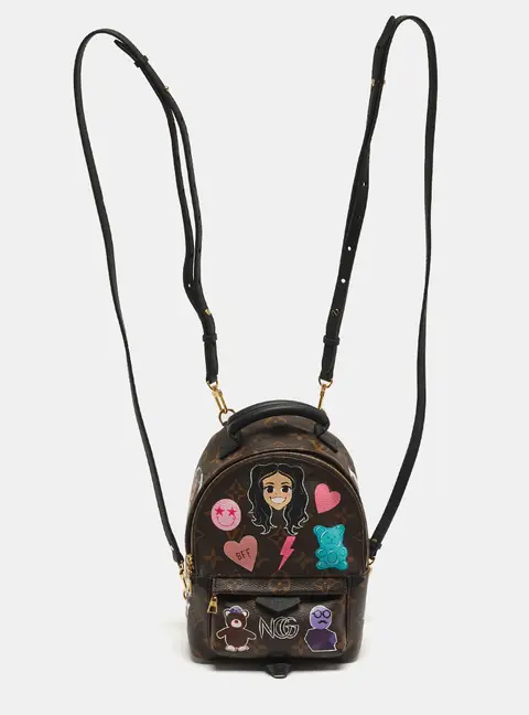 Louis Vuitton Palm Springs Sticker Monogram Canvas Mini Backpack