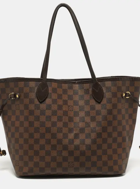 Louis Vuitton Neverfull MM Damier Ebene Canvas Bag