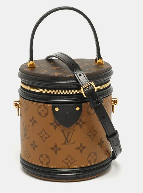 Louis Vuitton Cannes Black Monogram Reverse Canvas Bag