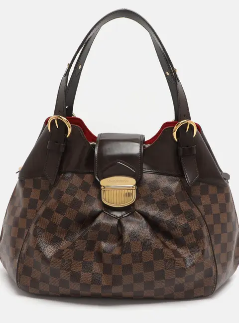 Louis Vuitton Sistina GM Damier Ebene Canvas Bag