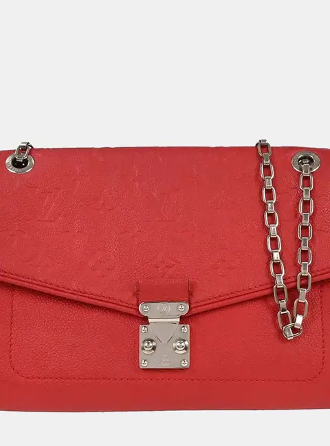 Louis Vuitton Saint Germain PM Pink Monogram Empreinte Leather Crossbody Bag