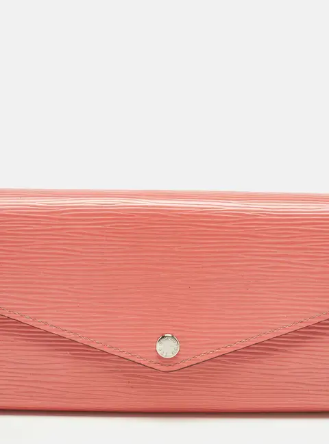 Louis Vuitton Sarah Coral Epi Leather Wallet