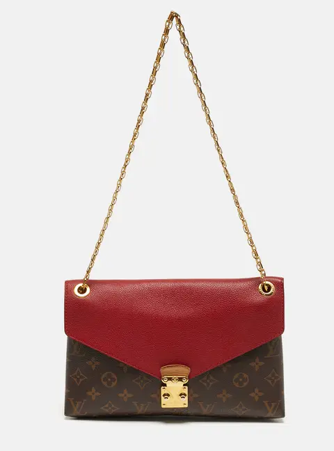Louis Vuitton Pallas Chain Cerise Monogram Canvas Bag