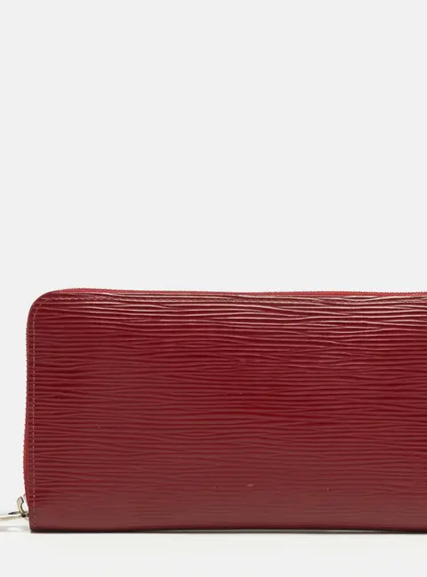 Louis Vuitton Zippy Rouge Pomodoro Epi Leather Wallet