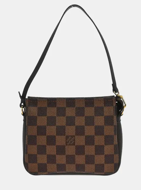 Louis Vuitton Trousse Makeup Damier Ebene Canvas Shoulder Bag